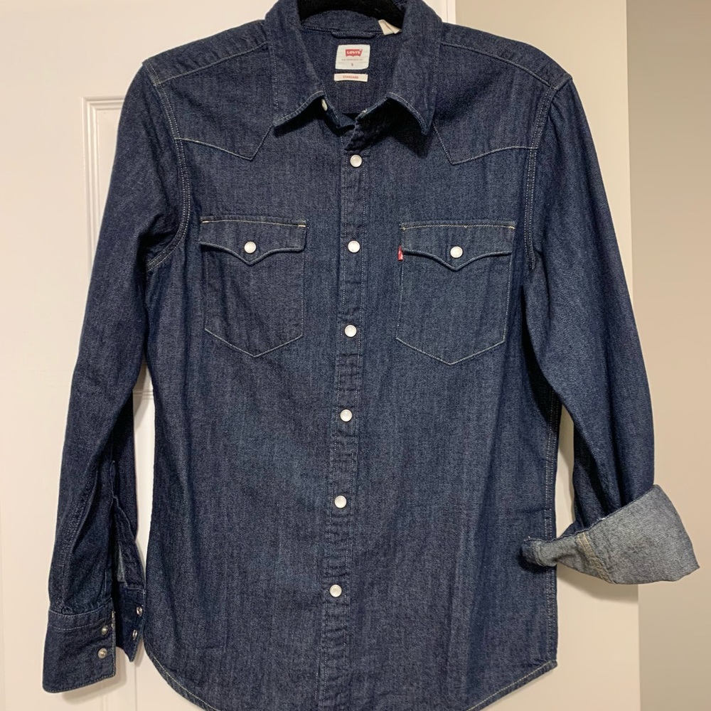 Levis Western Denim Button-Down - image 2